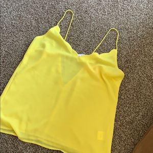 Yellow tank